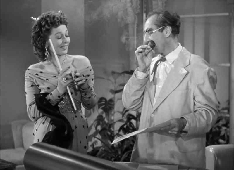 Cigarette? - No, thanks. Cigar?