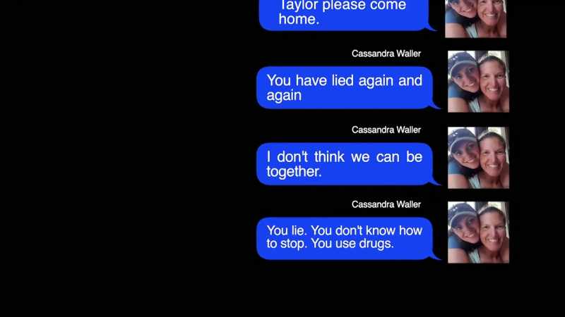 Citing the text she had sent to Taylor