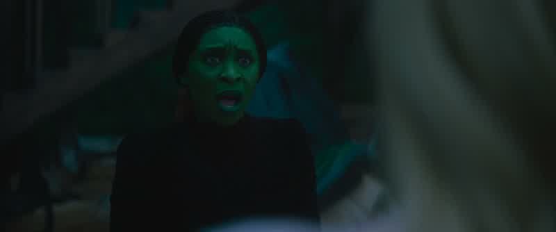 Citizens of Ozthere is an enemy who must be found and capturedBelieve nothing she saysShe has stolen our GrimmerieShe is evilresponsible for the mutilation of these poor innocent monkeysOh noHer green