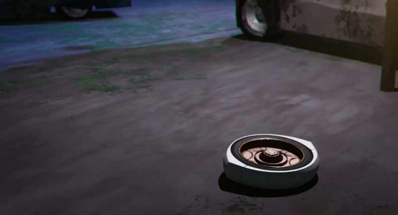 [clanking and thudding]