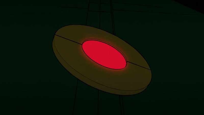 [clanking, trills]