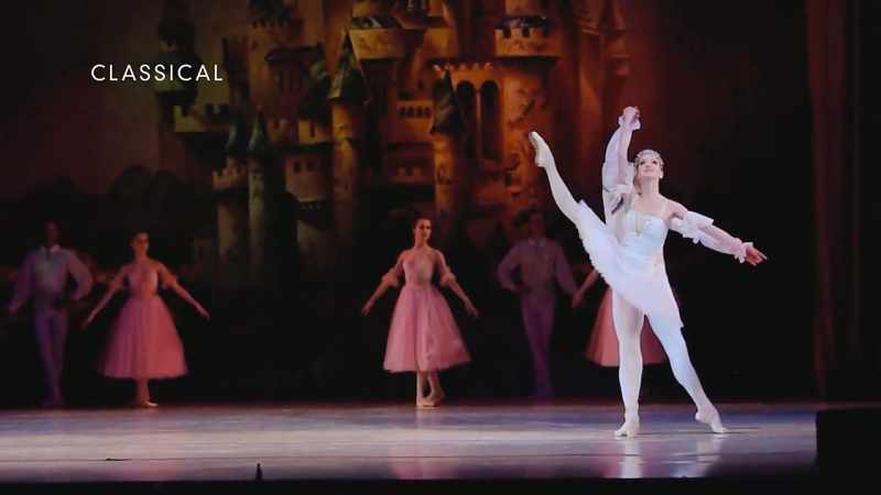 Classical ballet is usually known for their slow movement