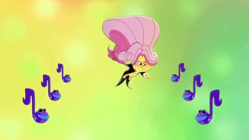 �[classical music plays] ‐[vocalizing]