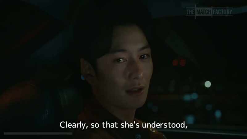 Clearly, so that she's understood