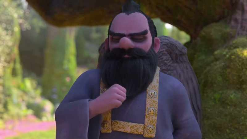 [clears throat] Tengu, Onari's teacher