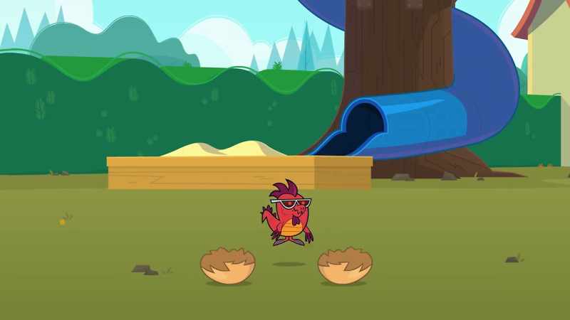 (Click, rotors beat, whooshes)