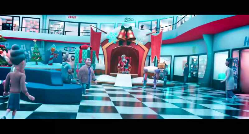 Cliff Klaustofsky was a typical mall Santa