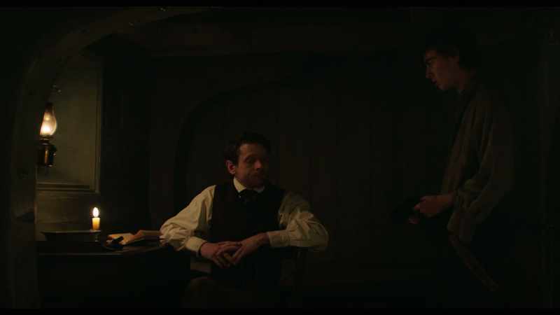 Climb onto the bunk, and we'll examine you from there