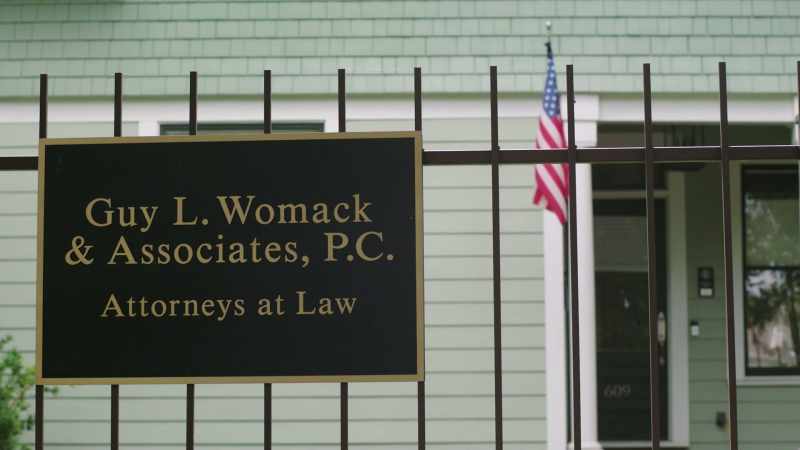CLINT: I picked Guy Womack as my attorney