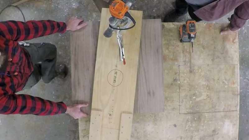 (Clint) We're gonna make a 36-inch round tabletop