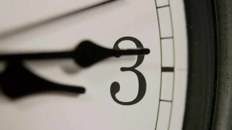 [ Clock ticking ]