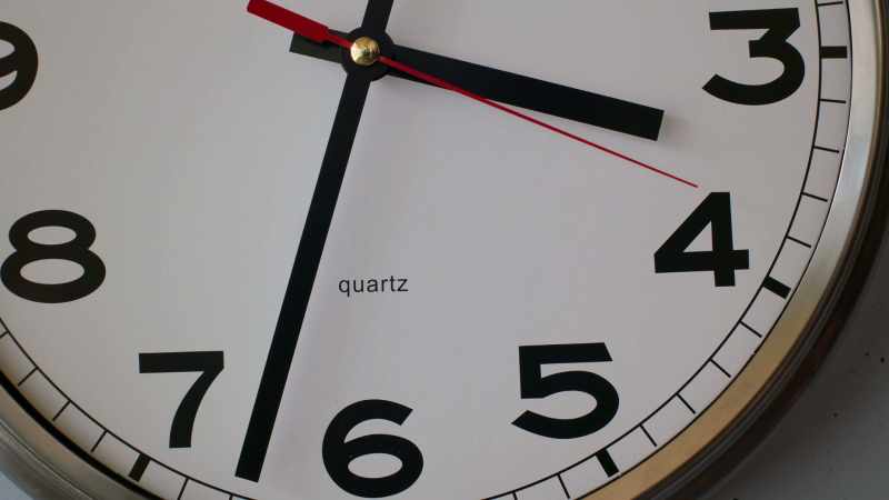 (clock ticking)