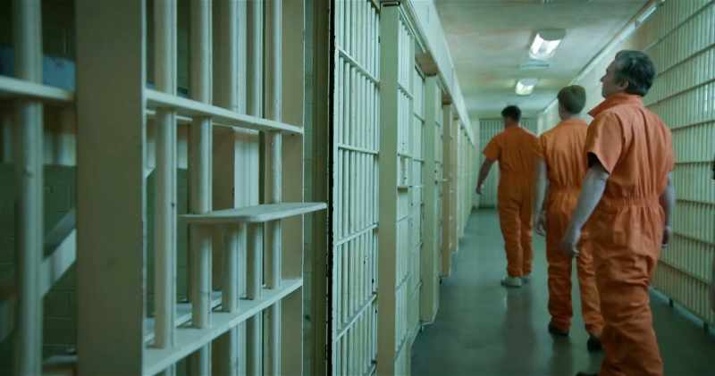 Close by, in Grasse prison, high-security convicts are locked down