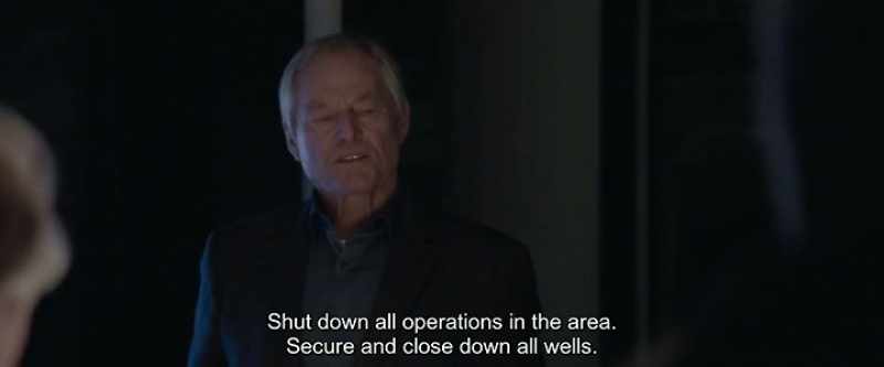 Close down and secure all wells for the time being. Until we know more