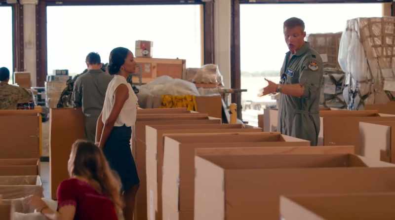 Clothes, food, medicine, supplies