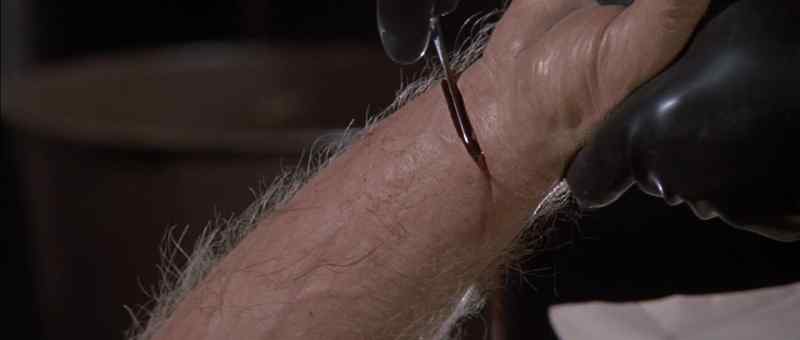 Clotted blood!