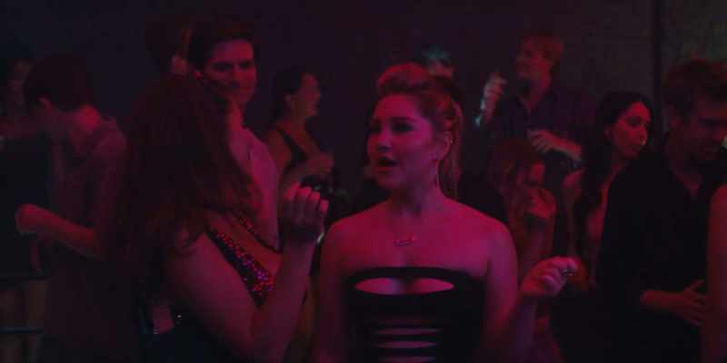 [club music throughout]