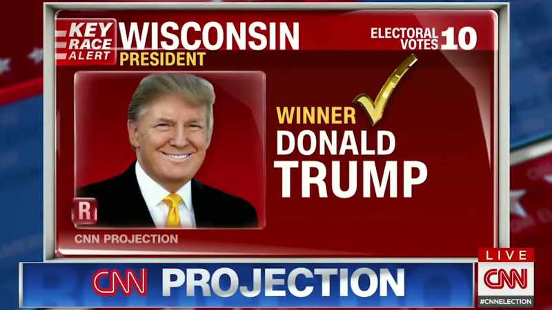 CNN now projects that Donald Trump
