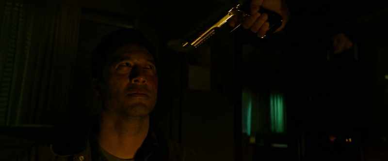[COCKS GUN]