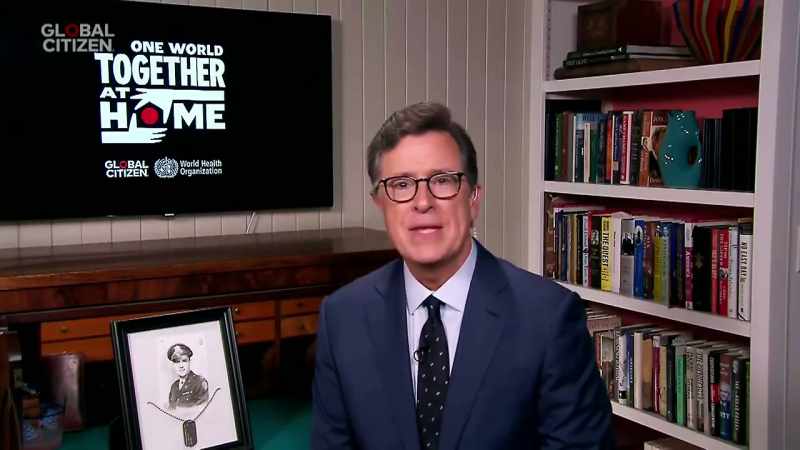 >> Colbert: STEPHEN COLBERT HERE AGAIN, AND THIS IS MY DAD, DR