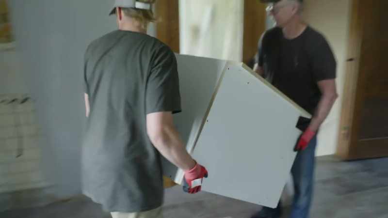 [Cole] Cabinets are here