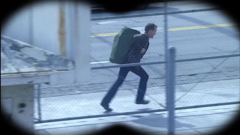 Cole, he's going into the loading dock entrance