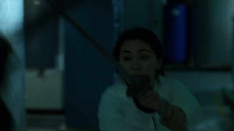 [Colleen grunting]