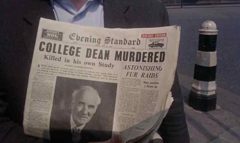 College Dean killed by mysterious assassin