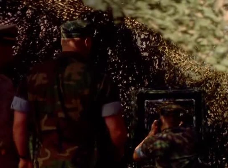 Colonel, ceasefire. My men haven't cleared the village