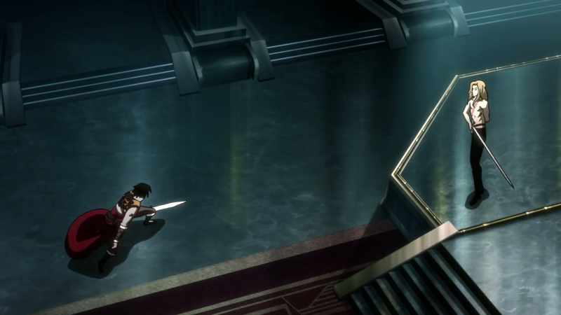[combat grunts]