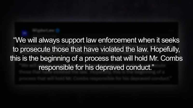 Combs responsible for his depraved conduct.