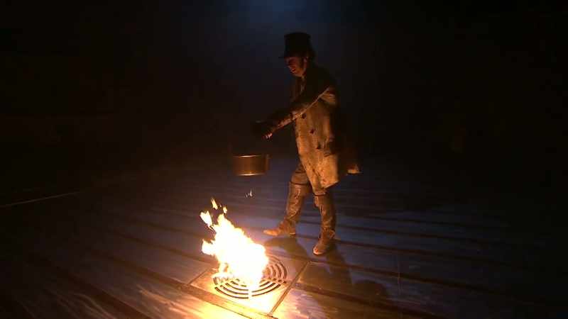 � Come and get warm. ― I will. What's in the pot?