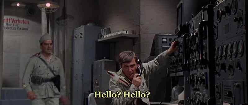 Come in, come in? - What's happening?
