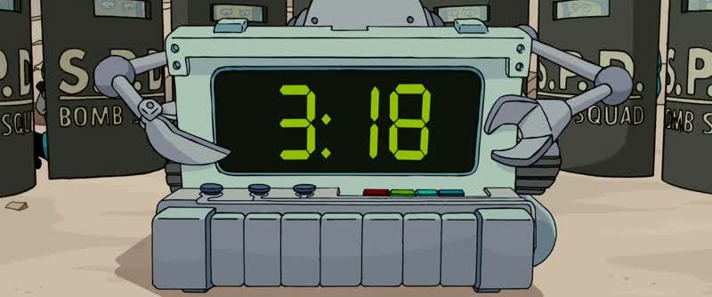 Come on, bomb-disarming robot