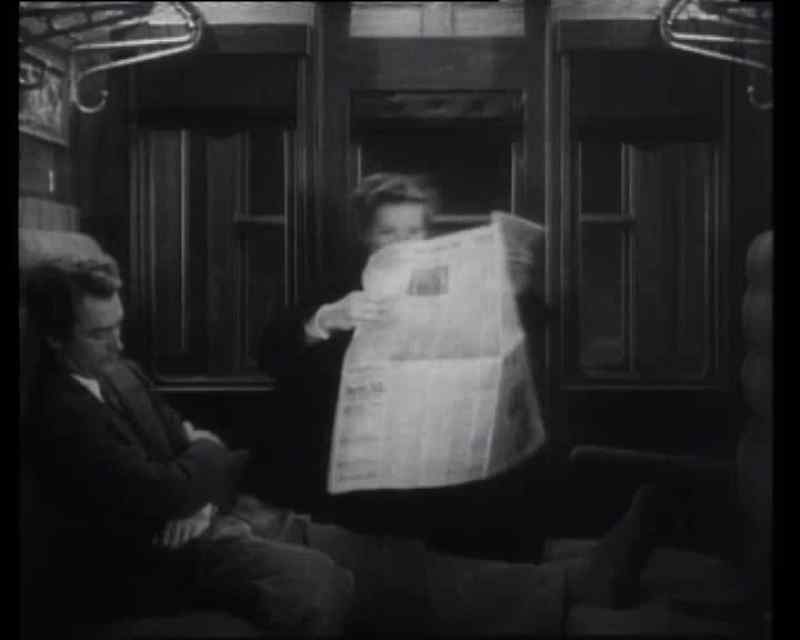 Come on, come on. The restaurant is in the next carriage