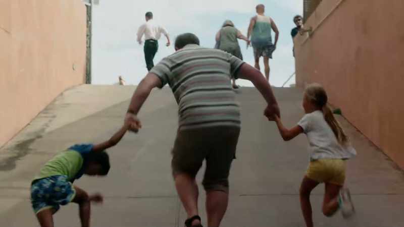 Come on. Daddy! Go! Come on. Run! Venga, venga, corre!