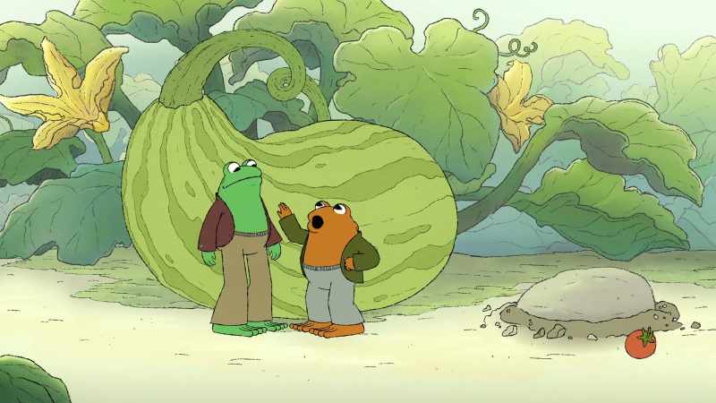 Come on, Frog. We must get your squashloaded up for its trip to town