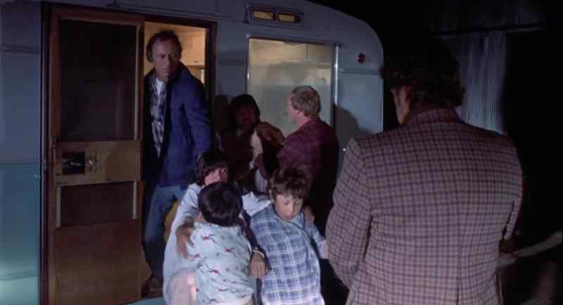 Come on, get outside. Get her out. Get out!