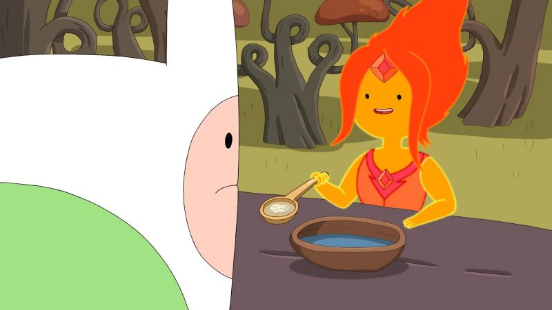 Come on, honey. Eat your soup