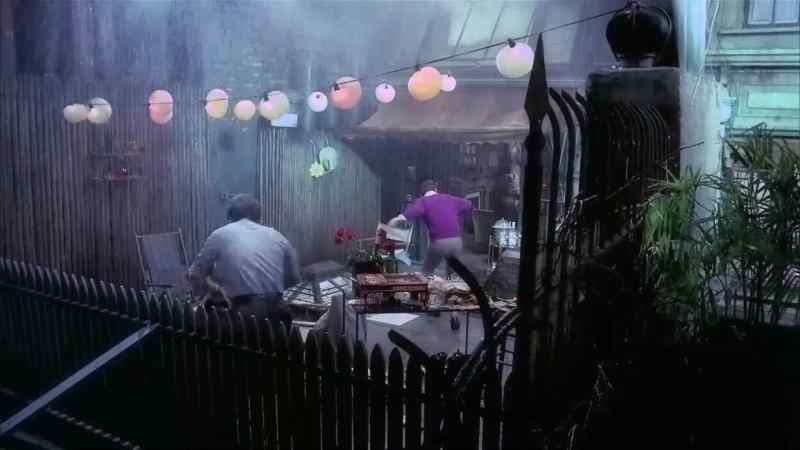 Come on. Let's get this stuff off the terrace