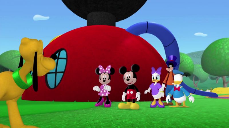 Come on, Pluto. We've got our Mouseketools