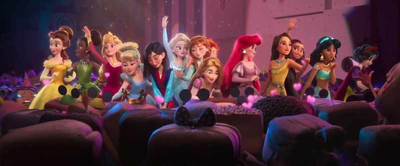 Come on. Princesses and cartoon characters?