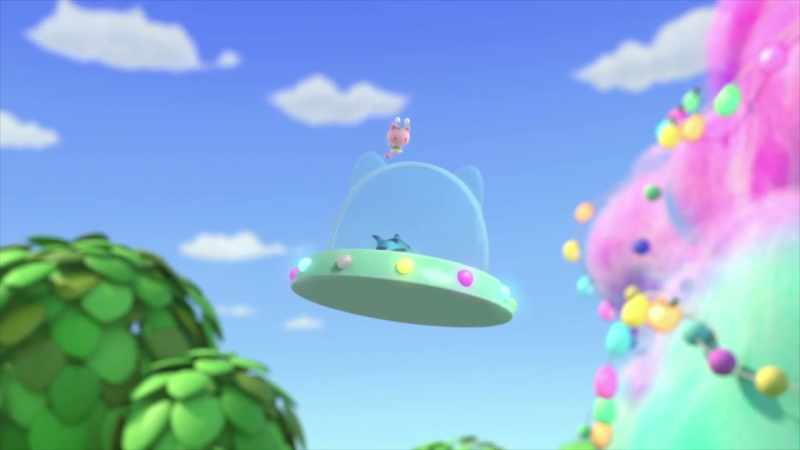 Come on, spaceship, go down. Go... down! [panting]
