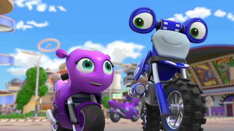 Come on, Toot. Let's get Mr. Speedy down