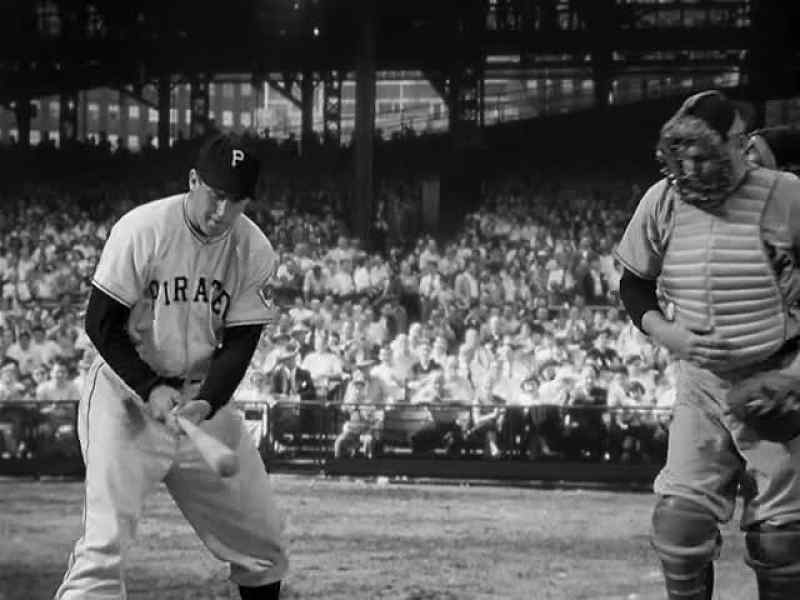 Come on, Vince boy, let's go to work. Get a hit, boy