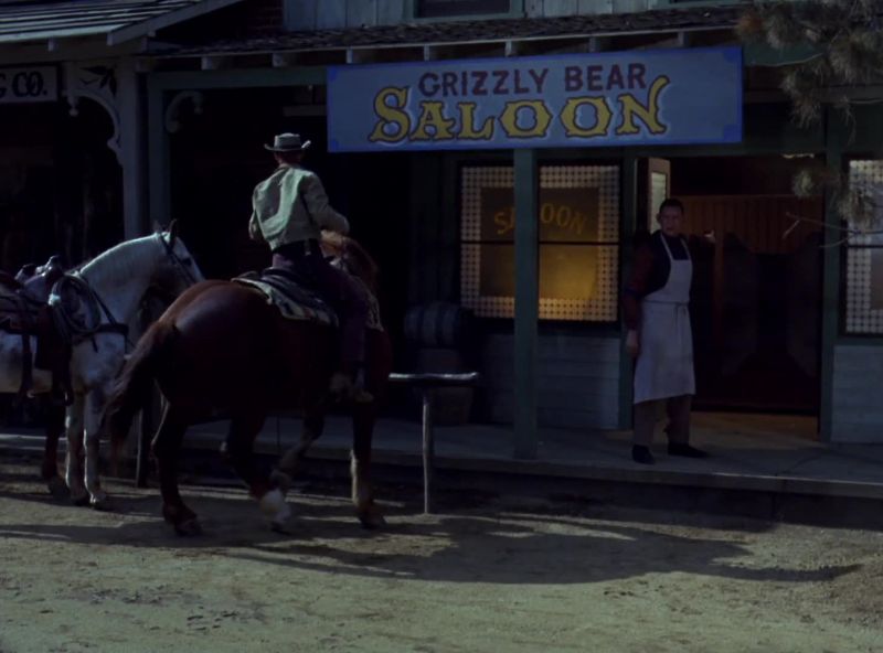 Come over here fast! They're busting up the saloon!