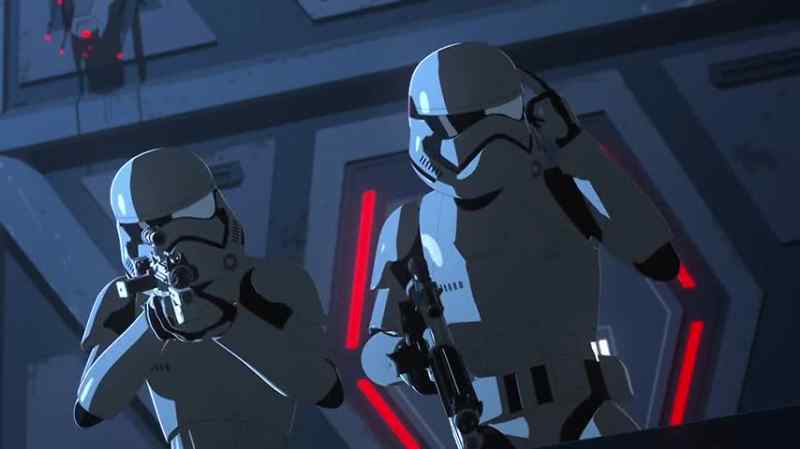 Commander, we forced them into the maintenance hatch