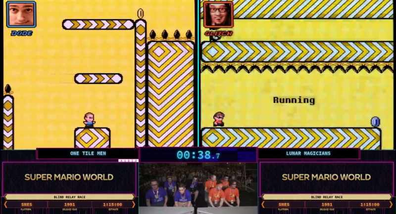 [commentator 1] Right now, basically tied up going here into this final level