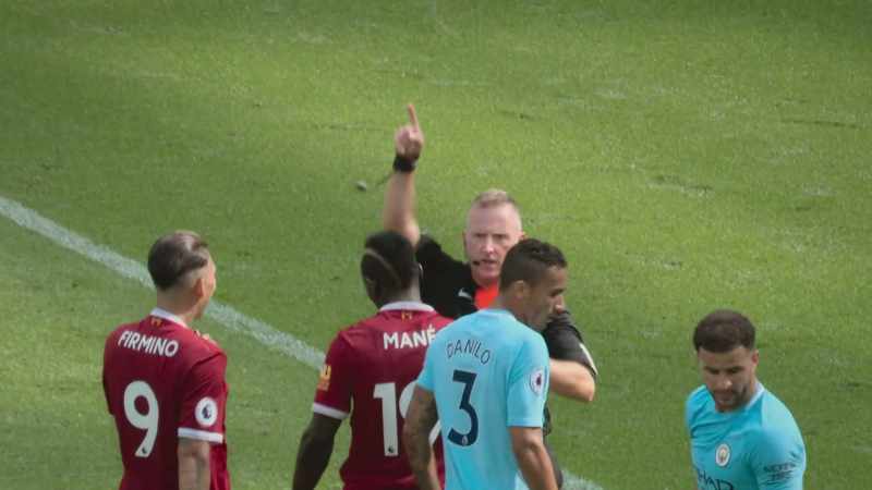[commentator 1] Sadio Mane has been sent off