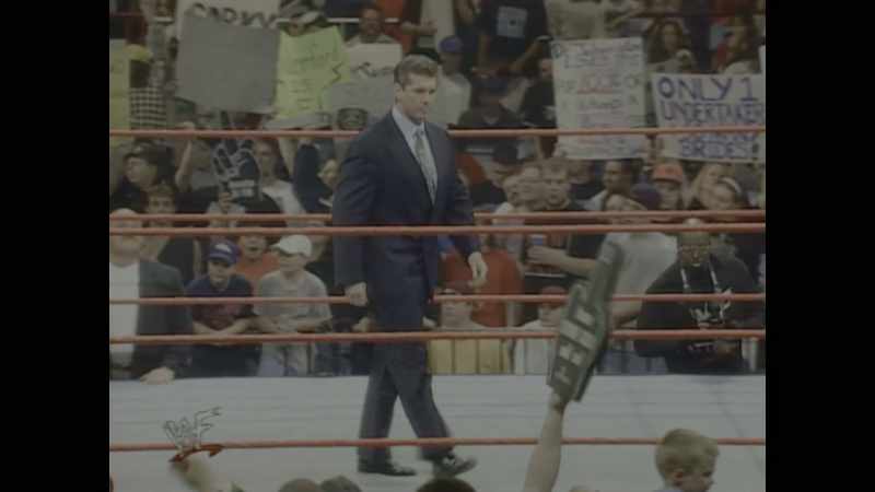 [commentator 1] Vince has not endeared himself to this crowd